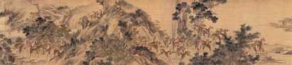 沈铨 1748年作 百禄骈臻 手卷